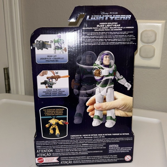 Disney Pixar Lightyear Mission Equipped Buzz Lightyear 5 Inch Action Figure, NEW - Picture 2 of 5